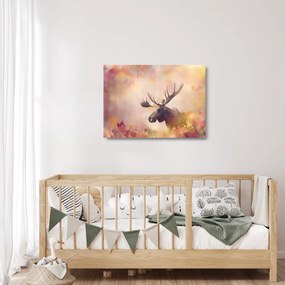 Obraz na szkle - Las w jesiennych liściach (70x50 cm)