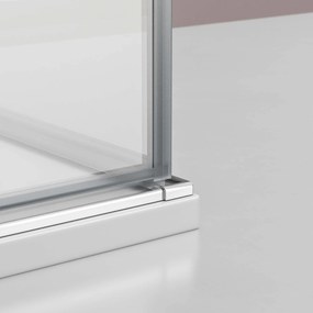 Kabina prysznicowa narożna EX2138 mm szkło nano - drzwi składane - 80 x 80 x 195 cm