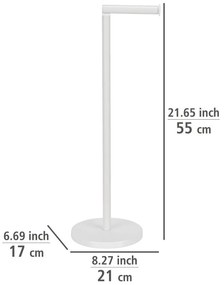 Stojak na papier toaletowy z uchwytem, 2w1, WENKO