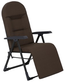 Fotel ogrodowy z podnóżkiem Galaxy Plus Black Edition H047-04PB PATIO