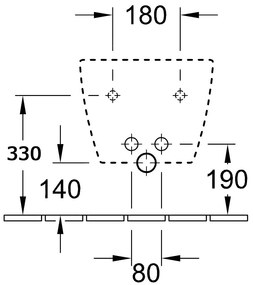 Bidet ścienny BH101