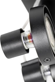 Nowoczesny reflektor czarny 2-światła - Master 50