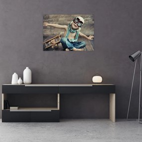 Obraz - Młody lotnik (70x50 cm)