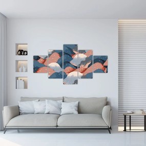Obraz - Japońskie fale (125x70 cm)