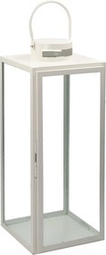 Lampion Metalowy Elegance White  63 cm