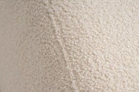 Sofa rozkładana Nido trzyosobowa 140 cm z pojemnikiem - jasny beżowy boucle Quelle 03