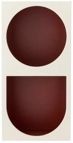 Czerwono-biały regał ścienny 30x60 cm Graphia – Bloomingville