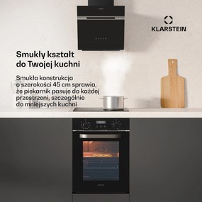 Klarstein SmartSlim piekarnik, smukły design