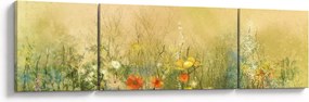 Obraz - Malowana łąka (170x50 cm)