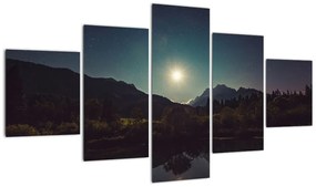 Obraz - nocne niebo (125x70 cm)