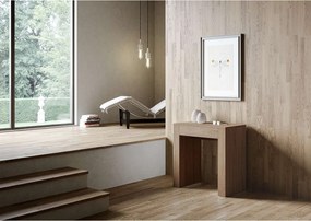 Konsola rozkładana 78x47/299 cm Allin Dąb naturalny wewnętrzne przedłużenia