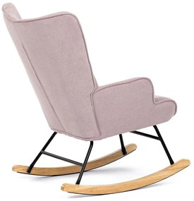 Fotel bujany PINK2, różowy