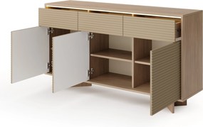 Komoda RIGATO 153,9 cm do Salonu Sypialni Odcienie beżu