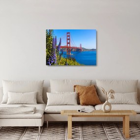 Obraz na szkle - Most Golden Gate, San Francisco (70x50 cm)