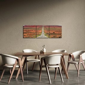 Obraz - U.S. Rote 163 (z zegarem) (90x30 cm)