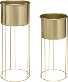 Kwietnik metalowy stojący, 2 sztuki, 58 cm