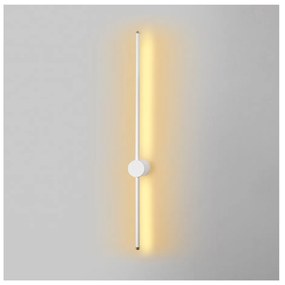 Biały kinkiet LED ø 7 cm Sword – Opviq lights