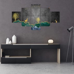 Obraz - Górska sceneria (125x70 cm)