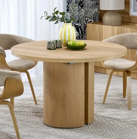 Rozkładany stół dębowy do jadalni Garibaldi Halmar