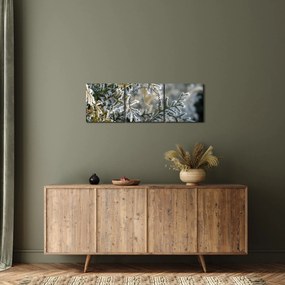Obraz - Detal gałęzi (z zegarem) (90x30 cm)