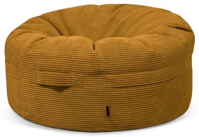 Musztardowy sztruksowy worek do siedzenia Roll 105 – SLOWDOWN