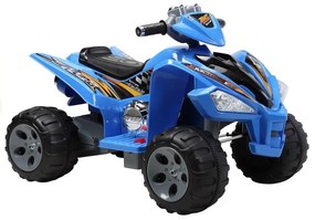 Quad na akumulator duże koła niebieski