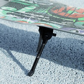 Hulajnoga AIYAPLAY, regulowana wysokość, hamulec tylny, składana, obciążenie do 100 kg, Zielona