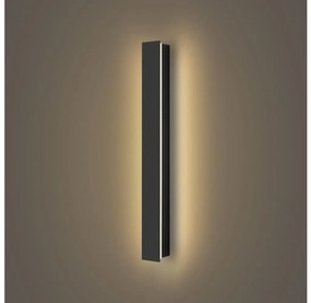 Brilagi - Zewnętrzny kinkiet LED LINEAR LED/12W/230V 3000K IP65 czarny