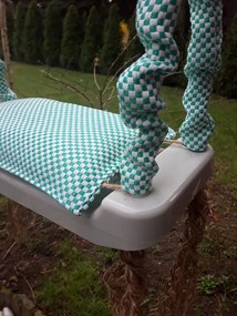 Turkusowa huśtawka dziecięca M3-F72