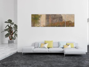 Obraz - Robert William Vonnoh, Notre Dame de Paris, reprodukcje (170x50 cm)