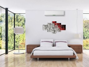 Obraz - sześciokąty 3D (125x70 cm)