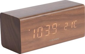 Budzik Block - Ciemne Drewno