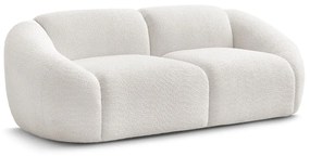 Biała sofa z materiału bouclé 230 cm Tina – Bobochic Paris