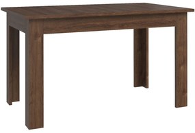 Stół Rozkładany Prostokątny Drewniany do Jadalni MYTH 130-175 cm Dąb brązowy Loft