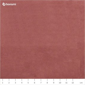 Różowe tapicerowane łóżko dwuosobowe ze schowkiem i stelażem 180x200 cm Elio – Milo Casa
