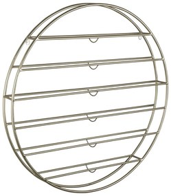 Wiszący metalowy regał na wino w kolorze złota liczba butelek 12 80x80x9 cm Redondo – PT LIVING