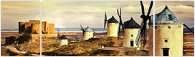 Obraz - Wiatraki (170x50 cm)
