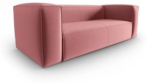 Różowa aksamitna sofa 200 cm Mackay – Cosmopolitan Design