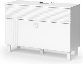 Szafka na wannę biały 100.2x37.2x72.4 sola