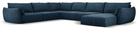 Ciemnoniebieski narożnik (lewostronny) Vanda – Mazzini Sofas