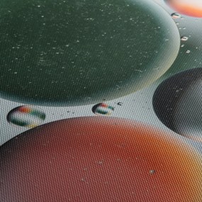 Obraz abstrakcji - bąbelki (170x50 cm)