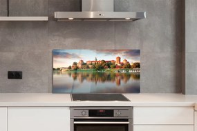 Panel nad Blat Kuchenny Zamek Królewski na Wawelu nad Wisłą