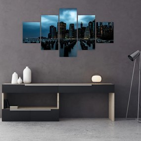 Obraz  - Widok na drapacze chmur Nowego Jorku (125x70 cm)