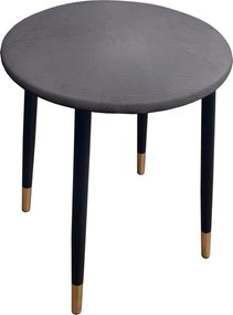Taboret TRIX stelaż metalowy STOŁEK LOFT : Kolor nogi - Czano-złota stożek, Kolor tkaniny - SKAJ - AL11, Typ tkaniny - Skaj