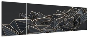 Obraz abstrakcji (170x50 cm)