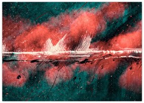 Obraz - Wybuch nafty (70x50 cm)