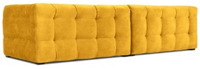 Żółta aksamitna sofa Windsor &amp; Co Sofas Vesta, 280 cm