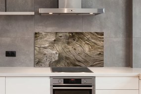 Szklany Panel Wyraziste Sęki Drewniane