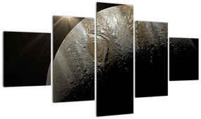 Obraz planety w kosmosie (125x70 cm)