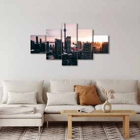 Obraz - Widok na centrum miasta (125x70 cm)